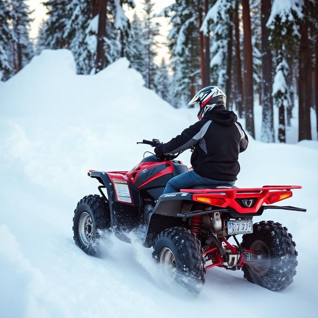 Zimska vožnja kvadova Beograd