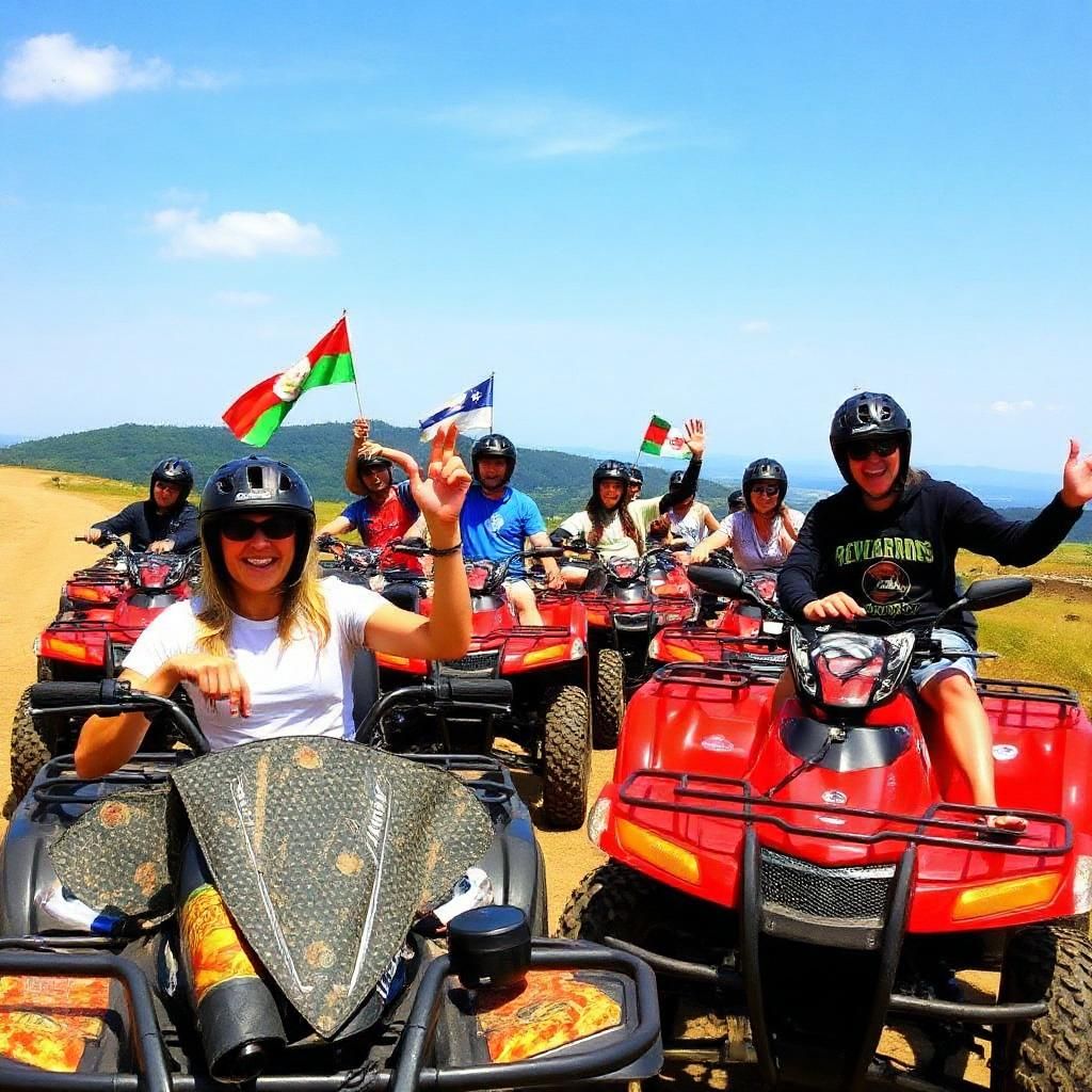 Turisti voze kvadove u Beogradu